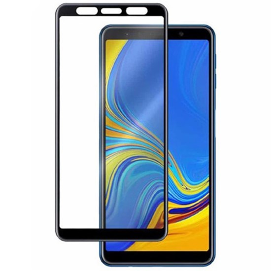 محافظ صفحه نمایش شیشه ای مناسب برای گوشی موبایل سامسونگ Galaxy A7 2018