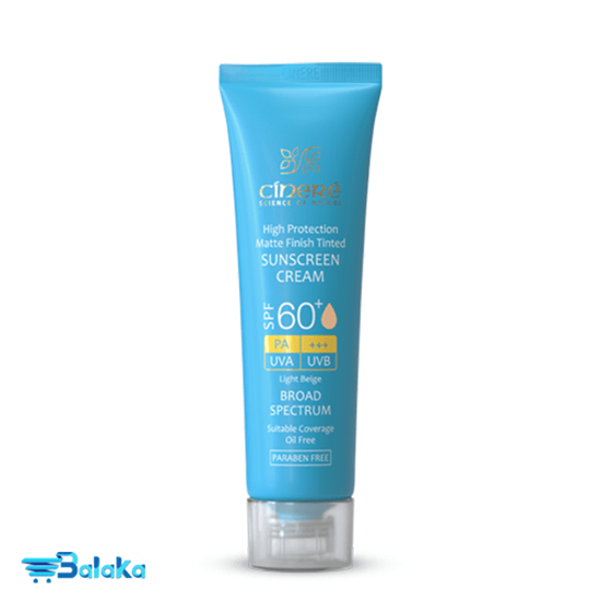 کرم ضد آفتاب رنگی سینره SPF60 مدل Medium Coverage